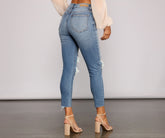 Stilvolle High Rise Skinny Jeans